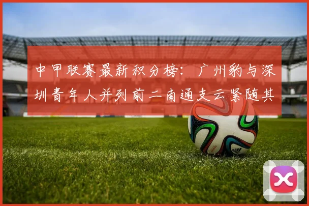 中甲联赛最新积分榜：广州豹与深圳青年人并列前二南通支云紧随其后